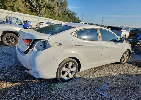 2013 Hyundai Elantra Gls из США, поврежденный, VIN 5NPDH4AE5DH322265